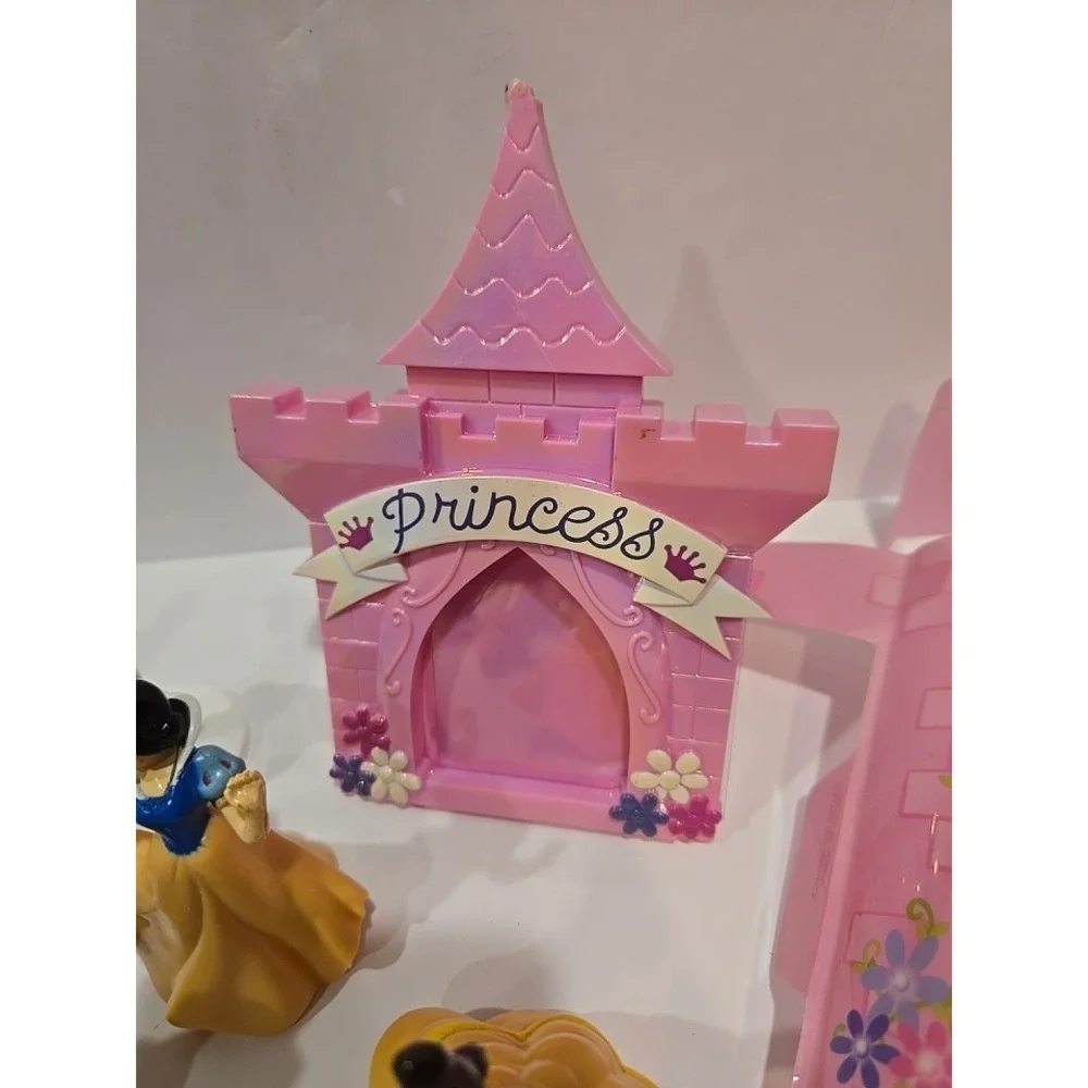 Disney Princess Barbie Cake Topper Decorate Castle Birthday Decopac 28 Piece Lot